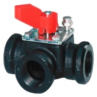 VBI31.25 - 3-ходовые поворотные клапаны, внутренняя резьба, PN10, DN25, kvs 10 Siemens VBI31.25