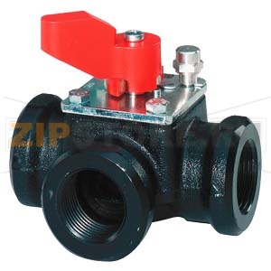 VBI31.25 - 3-ходовые поворотные клапаны, внутренняя резьба, PN10, DN25, kvs 10 Siemens VBI31.25 