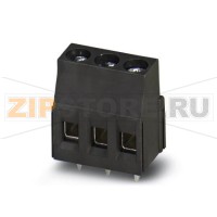 Клеммы для печатного монтажа Phoenix Contact MKDSN 2,5/ 3 HT BK