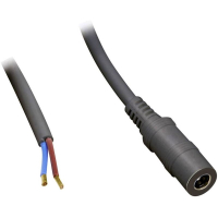 Гнездо низковольтное 2.1 мм, 5.5 мм, 1 м, 1 шт TRU Components TC-2511304
