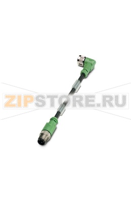 Кабель для датчика / исполнительного элемента Phoenix Contact SAC-4P-M12MS/11,0-PUR/M12FR SH 4-полюсн., PUR без галогенов, темно-серый RAL 7021, экранирован., Штекеры прямое M12, А-кодирование, к Гнездо угловой M12, А-кодирование, Длина кабеля: 11 м.Минимальный заказ: 50 шт.Упаковка: 5 шт.