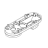 Lower Gearcase Medallion Silver KitchenAid 5KSM7580XEER