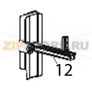 Label roll support assy Zebra TLP-2746e Label roll support assy Zebra TLP-2746eЗапчасть на деталировке под номером: 12