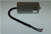 CAPACITOR W/CABLE BIP. 4 MF 15 CM