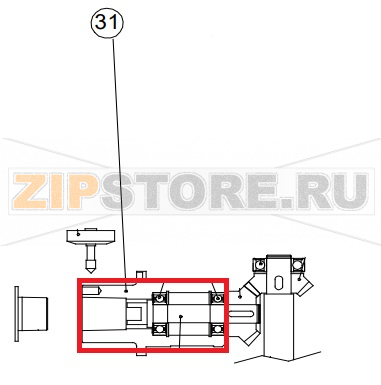 Supporto per riduttore Sigma BM 30              Supporto per riduttore Sigma BM 30Запчасть на сборочном чертеже под номером: 31Название запчасти Sigma на итальянском языке: Supporto per riduttore Sigma BM 30