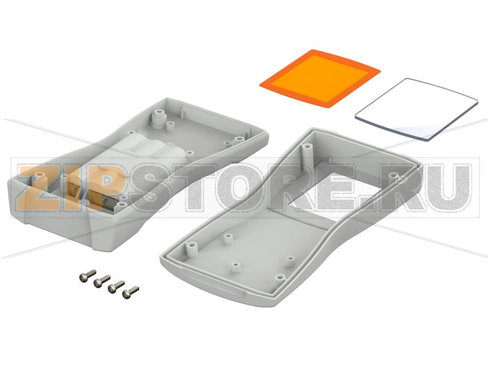 Корпус ручной с отсеком для 3 батареек типа АА, 159.4x77.9x33.5 мм, IP 40 (IP 65) Bopla BS 603 DIS-7035 