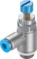 Дроссель с обратным клапаном Festo GRLA-1/4-QS-8-RS-D