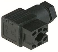 Разъем питания прямоугольный 6 А, 50 В, PG7, 6 контактов, черный Hirschmann GO 6 WF