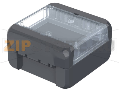 Корпус, 89x80x47 мм, поликарбонат UL 94 V0, прозрачная крышка Bopla B 080805 PC-V0-G 7024 