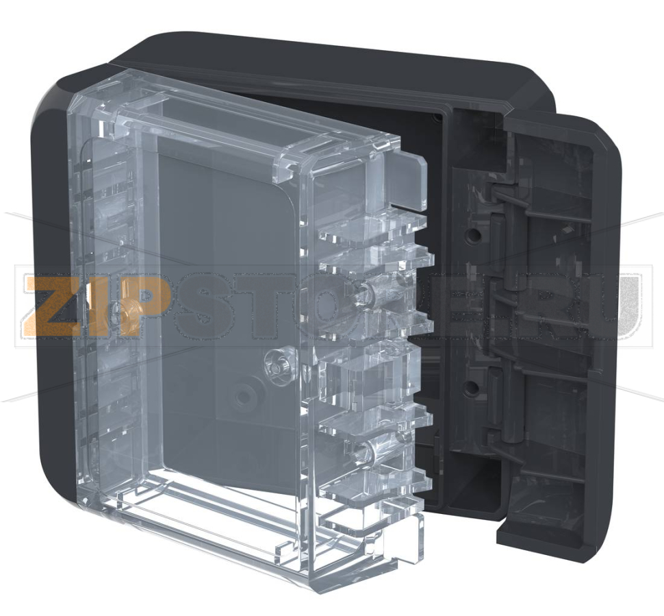 Корпус, 89x80x47 мм, поликарбонат UL 94 V0, прозрачная крышка Bopla B 080805 PC-V0-G 7024 
