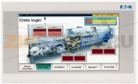 Панель оператора, 24VDC, 7" TFT цветная, Profibus, SWDT, PLC Eaton XV-102-E8-70TWRC-10
