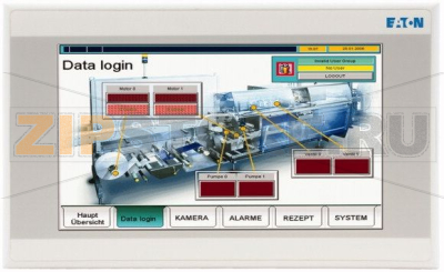 Панель оператора, 24VDC, 7&quot; TFT цветная, Profibus, SWDT, PLC Eaton XV-102-E8-70TWRC-10 