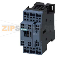 КОНТАКТОР, 3 ПОЛ., AC-3, 18.5КВТ/400В, БЛОК-КОНТАКТЫ 1НО+1НЗ, AC(40-60ГЦ)/DC ACTUAT. , UC 200...280V, ТИПОРАЗМЕР S0, ПРУЖИННЫЕ КЛЕММЫ Siemens 3RT2028-2NP30