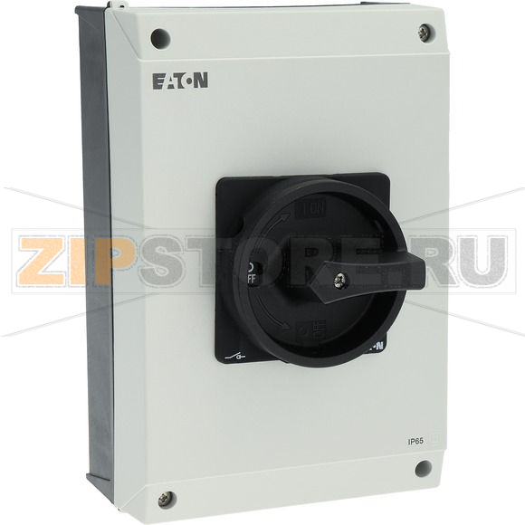 Выключатели главные, P3, 63 A, монтаж на поверхность, 3-полюсн Eaton P3-63/I4/SVB-SW 