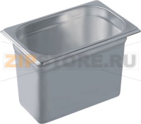 TRAY ST./STEEL GN 1/4 265x162xH200 mm