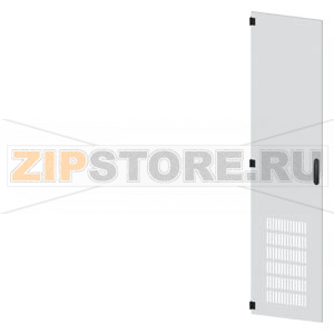SIVACON, door, left, ventilated, IP20, H: 2200 mm, W: 500 mm, RAL 7035, Protection class 1 Siemens 8MF1250-2UT15-1BA2 