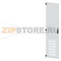 SIVACON, door, left, ventilated, IP20, H: 2200 mm, W: 500 mm, RAL 7035, Protection class 1 Siemens 8MF1250-2UT15-1BA2
