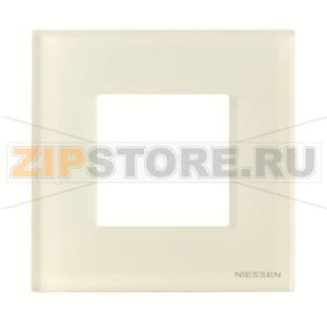 Рамка одноместная, двухмодульная, стекло белое ABB 2CLA227100N3001 