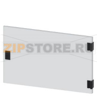 SIVACON, compartment door, right, IP40, H: 400 mm, W: 600 mm, RAL 7035, Protection class 1 Siemens 8MF1460-2UT34-0BA2