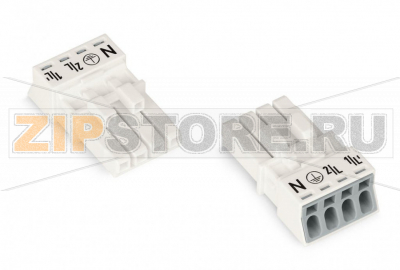 Разъем; 4-пол.; Код. A; 1,50 mm; белые Wago 890-224 Protected against mismating and maintenance-freePush-in CAGE CLAMP® spring pressure connection technology allows solid conductors to be simply pushed into a unit.Low profile with 4.4 mm pole spacingWhen assembled, the installation connectors comply with IP40 and are suitable for easily accessible areas....