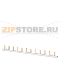 ШИНА ШТИФТОВОГО ТИПА УДАРОСТОЙКАЯ 10КВ.ММ. 1-ФАЗ. +HS L=1016ММ БЕЗ КОНЦЕВЫХ ЗАГЛУШЕК Siemens 5ST3733