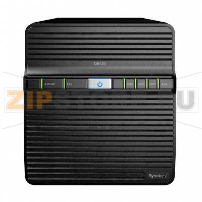 Накопитель сетевой 1 Гб, DDR4, 1xRJ-45x1000 Мбит/с Synology DS420J 