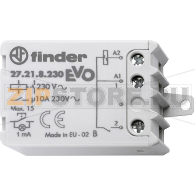 Реле импульсное 230 V (AC), 10 А, 2300 VA Finder 27.21.8.230.0000 