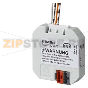 UP 220/21 - Двоичный вход/выход UP 220/21, (клавишный интерфейс), произвольного монтажа, 2 входа/2 выхода на светодиоды, 38х43х18 мм, сигнальные концы до 10 м Siemens 5WG1220-2AB21 