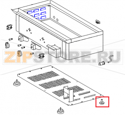 Jack 10 x 20 Roller Grill PSF 600 E    Jack 10 x 20 Roller Grill PSF 600 EЗапчасть на 