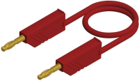 Провод тестовый 0.25 м, красный Hirschmann MLN 25/2.5 AU ROT / RED