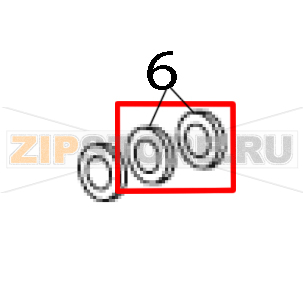 Washer .75 x .506 x .010, Qty of 50 Zebra 170PAX4 Washer .75 x .506 x .010, Qty of 50 Zebra 170PAX4Запчасть на деталировке под номером: 6