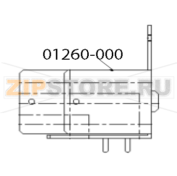 Motor support bracket assy, cutter Zebra TTP 1030 Motor support bracket assy, cutter Zebra TTP 1030Запчасть на деталировке под номером: 01260&dash;000