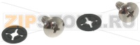 КОМПЛЕКТ ИЗ 2 ВИНТОВ - 2 КРУГЛЫХ ГАЕК