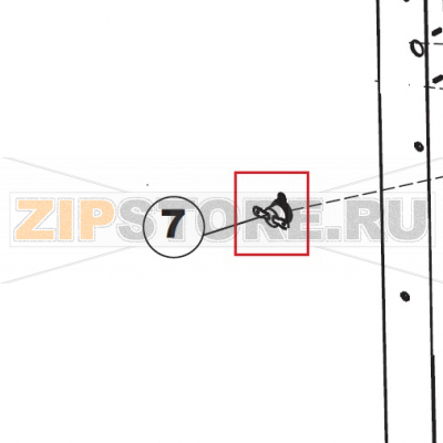 Therm.,Cont. /l.60ø+/-3ø(2611573) Apach AC800          Therm.,Cont. /l.60ø+/-3ø(2611573) Apach AC800Запчасть на сборочном чертеже под номером: 7Название запчасти Apach на итальянском языке: Therm.,Cont. /l.60ø+/-3ø(2611573) Apach AC800