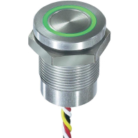 Кнопка сенсорная 12 В, 0.2 А, IP68, IP69K, 1 шт APEM CPB2210000NGSC