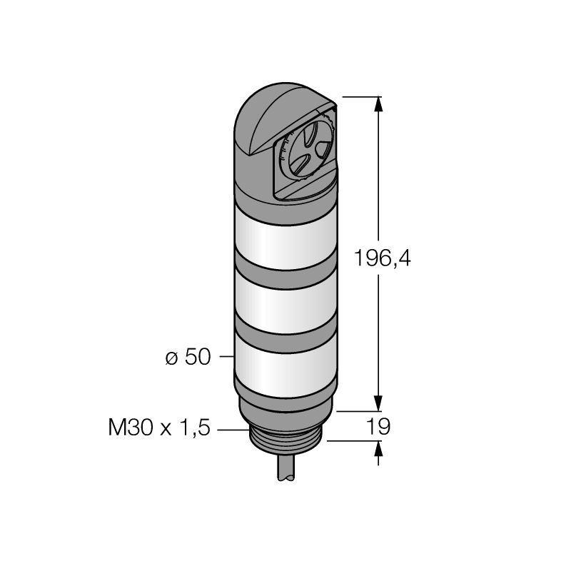 Колонна сигнальная Turck TL50GYRALS 
