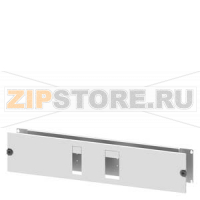 ALPHA 630 Universal Circuit breaker kit 1x 3VA20-22/100A/160A/250A 3+4-pole H=200 mm W=900 mm, horizontal Installation, for RCD module infeed side Siemens 8GK6725-2KK33
