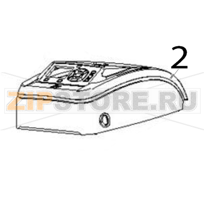 Cover assembly (includes media window) Zebra ZD430 Cover assembly (includes media window) Zebra ZD430Запчасть на деталировке под номером: 2