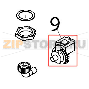 Elettropompa scarico completa M105 Teikos TS603 Elettropompa scarico completa M105 Teikos TS603Запчасть на деталировке под номером: 9