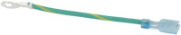 WIRE, JUMPER, 16AWG, GREEN W/YELLOW
