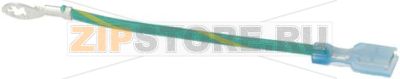 WIRE, JUMPER, 16AWG, GREEN W/YELLOW 