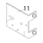 Fitting for microswitch Bear Varimixer AR80 VL-1S
