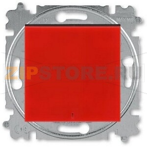 Переключатель одноклавишный с контрольной подсветкой, красный ABB 2CHH592545A6065 