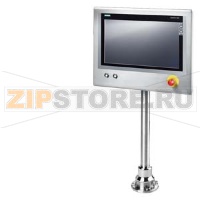 SIMATIC IFP (ETHERNET MON), 19" TOUCH TFT, CONT. FOIL, INOX HOUSING, ALL AROUND IP66K, FLANGEADAPTION FOR ARM, 2 X LUMINOUS PUSH BUTTONS, 1 X EMERGENY-STOP HARDWIRED, DISPLAY PORT, ETHERNET, USB, 24V DC POWER SUPPLY, BASED ON SIMATIC IFP1900 (6AV7863-3MA2