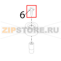 Machine screw st. FRH M8x16 Bear Varimixer AR80 VL-1S