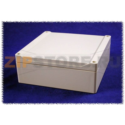 Корпус 160x160x60 мм, материал: поликарбонат, серый, 1 шт Hammond 1555R2GY 