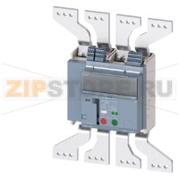 fixed-mounted sw. disconnector frame 1600; with RTC and 4AUX Icu=55kA @ 415V, 4-pole, right SD100; In=800A without overload protection w/o short-circuit protection front bus connector offset Siemens 3VA2780-1.A26-....