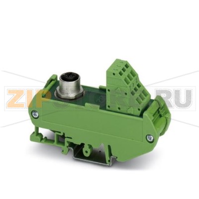 Модуль VARIOFACE Phoenix Contact FLKM-M12/B/5P/4A/SO106 с клеммами с пружинными зажимами и розеткой M12-SAC, 5-полюсный.Минимальный заказ: 50 шт.Упаковка: 50 шт.