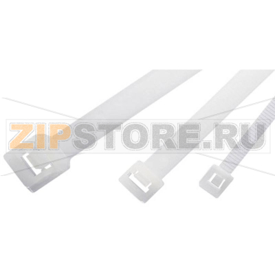 Стяжки кабельные, серые, 100 шт HellermannTyton RLT120-PA66-NA 