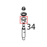 Bussola carbografite Ø: 26 mm, G451, 26x16.1x13 Vortmax DDM 660